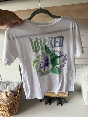 Wicked Graphic Short Sleeve Tee - White/Green/Purple